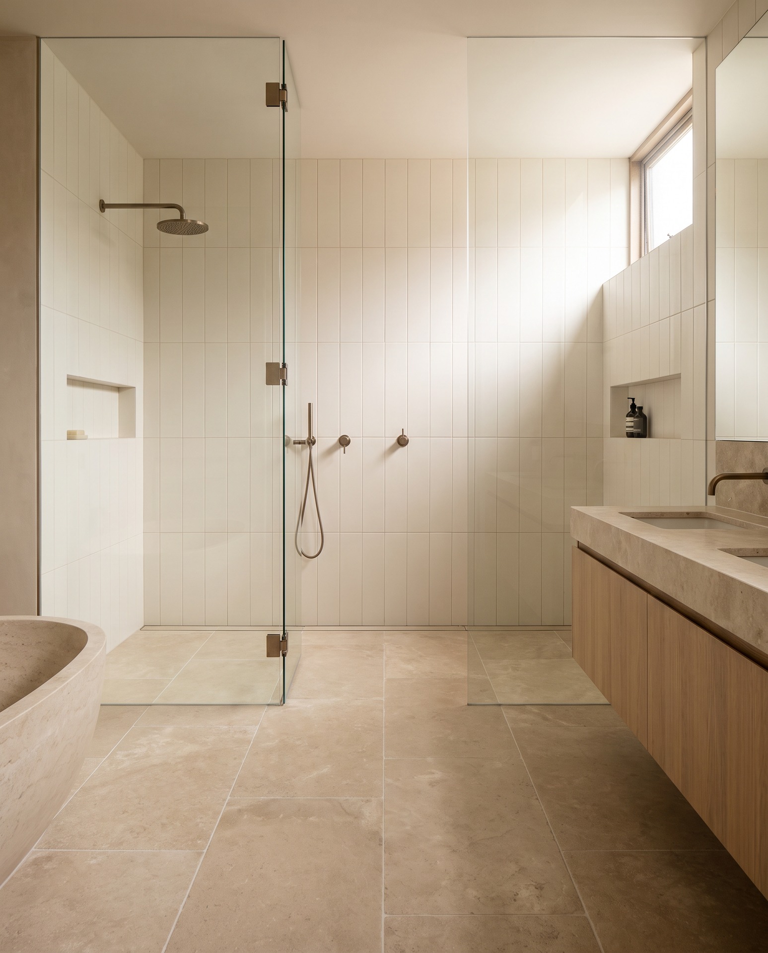Luxury tiled bathroom